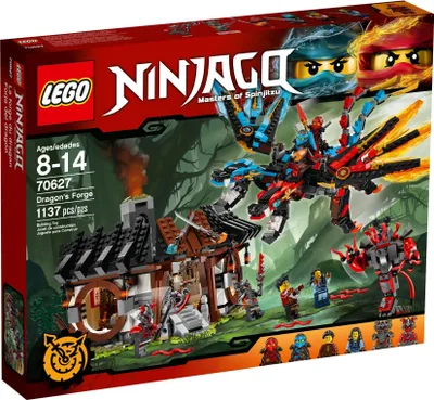 Zdjęcie produktu dla LEGO NINJAGO Dragon's Forge, Zestaw do budowania, 8 lat(a), 1137 szt., 1,7 kg