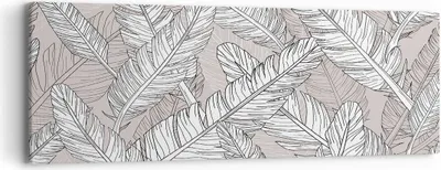 Produktbild von Bild auf Leinwand - Leinwandbild - Feder Grafiken - 90x30cm - Wand Bild - Wanddeko - Wandbilder - Leinwanddruck - Bilder - Kunstdruck - Wanddekoration - Leinwand bilder - Wandkunst - AB90x30-3560