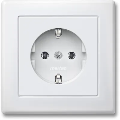 Produktbild von MERTEN MEG2301-1619 - CEE 7/3 - CEE 7/4 - Weiß - Duroplast - 250 V - 16 A