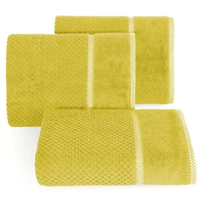 Zdjęcie produktu dla Eurofirany 347344, 70 x 140 cm, Bawełna, Poliester, Żółty, 1 szt.