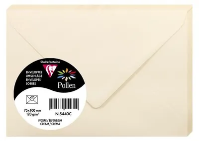 Immagine prodotto di Busta mini Pollen by Clairefontaine, avorio