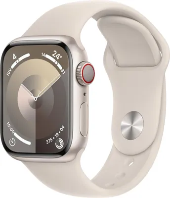 Immagine prodotto di Smartwatch Apple Watch Series 9 GPS  Cellular Cassa 41mm in Alluminio Galassia con Cinturino Sport S.M Galassia