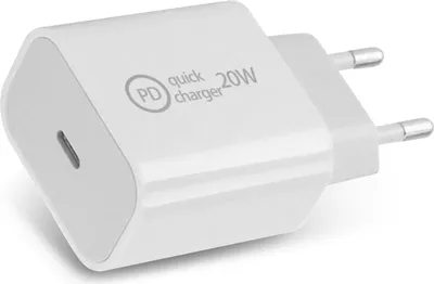 Produktbild von PD Ladestation Ladegerät + MagSafe Qi Charger Netzteil für Apple iPhone 14 13 12, Auswahl:Netzteil Weiß USB-C PD