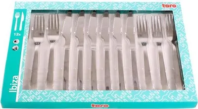 Immagine prodotto di Set Di Posate Da Bistecca Toro Ibiza, 12 Pezzi, Acciaio Inox