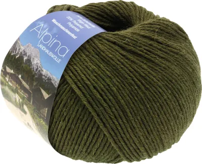 Produktbild von Lana Grossa - Alpina Landhauswolle 0064 dunkeloliv