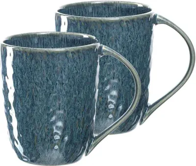 Produktbild von Leonardo MATERA Keramikbecher 430 ml blau 2er Set