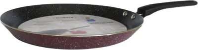 Obrázok produktu pre Panvica na palacinky Rosberg R51322G24, 24 cm, mramorov povrch, indukcia, bordov melan