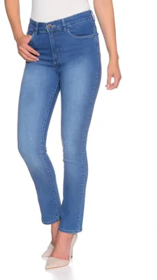 Produktbild von Stooker Milano Damen Stretch Jeans Hose - Light Blue Used - Magic Shape Effekt(34,L32)