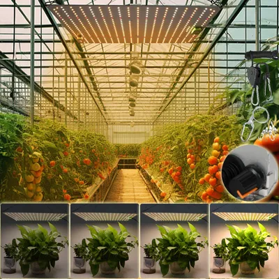 Produktbild von Pflanzenlampe LED Vollspektrum Flowerpot Lampe Dimmbar Pflanzenlicht Gemüse und Blume für Wachsen Zelt Wachstumslampen 150W Grow Light Gewächshaus