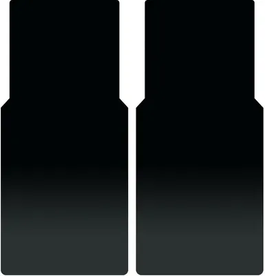 Immagine prodotto di Paraspruzzi Lampa coppia, PVC con omologazione per autocarri - 35 cm