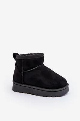 Produktbild von Kinder Schneestiefel Botki Gefüttert Schwarz Nallita 29