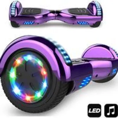 Produktbild von GeekMe Hoverboard 6,5 Zoll Hoverboard Kinder Starker Dual Motor,Bluetooth Lautsprecher,LED,Hoverboards für Kinder und Jugendliche