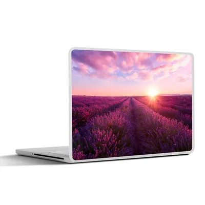 Produktbild von MuchoWow® Laptop Aufkleber Sticker Cover Lavendel - Blumen - Frankreich 25x18 cm - Laptop-Deko