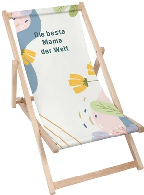 Produktbild von Dreamroots klappbar Holz, Buchenholz bis zu 130 kg, Sonnenliege klappbar mit 3-stufiger Neigungsregulierung der Rückenlehne