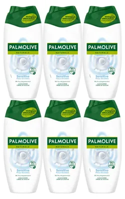 Obrázek produktu pro Palmolive Naturals Senitive krémová sprcha čistě přírodní 250 ml 6 balení