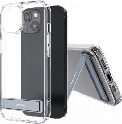 Zdjęcie produktu dla imoshion Stand Backcover dla Apple iPhone 15 - Transparant