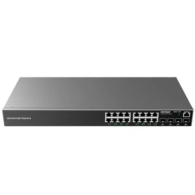 Immagine prodotto di Grandstream GWN7802P - Switch - Enterprise, gestito - L2+ - 16 x 10/100/1000 (PoE+)
