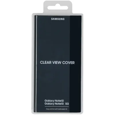 Produktbild von SAMSUNG Clear View Cover Handy-Hülle für SAMSUNG Galaxy Note10 schwarz