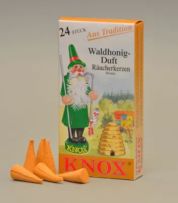 Produktbild von Knox Räucherkerzen - Waldhonig 24 Stück