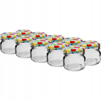 Obrázek produktu pro sklenice  30ml s barevným víčkem 43 (10ks)