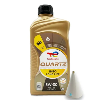 Produktbild von Total Quartz Ineo Longlife | 5W-30 | 1 L | VW 504 00 | VW507 00 | MB 229.51 | BMW LONGLIFE-04 | PORSCHE C30 | mit Trichter