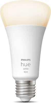 Immagine prodotto di Philips Hue E27 Lampada LED, bianco caldo, dimmerabile, 1600lm