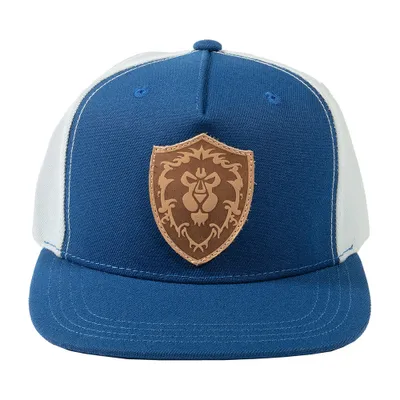 Immagine prodotto di WORLD OF WARECRAFT - Cappello snapback con emblema in pelle dell'Alleanza