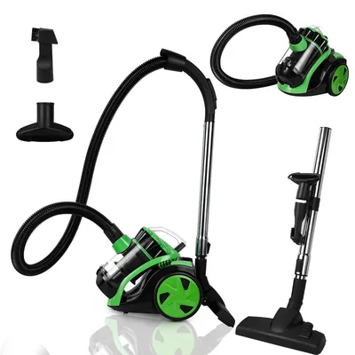 Produktbild von EINFEBEN Staubsauger Efficiency Bodenstaubsauger Zyklon Beutellos 900 Watt Beutel Grün