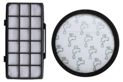 Filter-Kit für Rowenta HEPA-Staubsauger, 2 Stück, rund + rechteckig