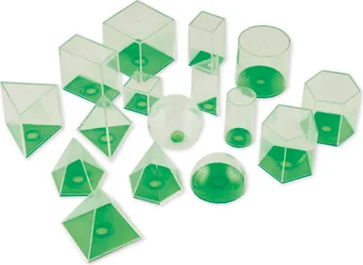Produktbild von TimeTEX Geometrie-Körpersatz, klein, 17-tlg.