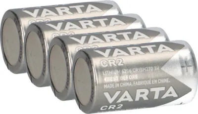 Produktbild von 4x Varta Photobatterie CR2 Lithium 3V 920mAh 1er Blister Foto