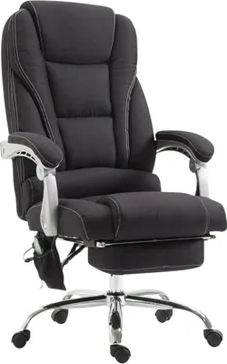 Produktbild von Bürostuhl Pacific Stoff mit Massagefunktion schwarz