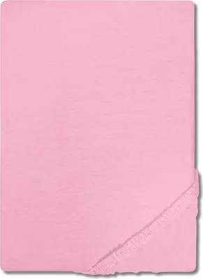 Produktbild von Setex Molton Köper Spannbettlaken rosa 90 x 200 cm