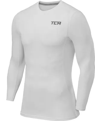 TCA Herren Thermo Laufshirt Mit Trichterkragen - Warm-Up Shirt Für Kaltes Wetter