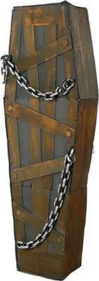 Produktbild von Atosa Dekoratives Halloween-grab Mit Licht-sound-und Bewegungssensor 160x50x28 Cm Braun  Kinder Braun One Size