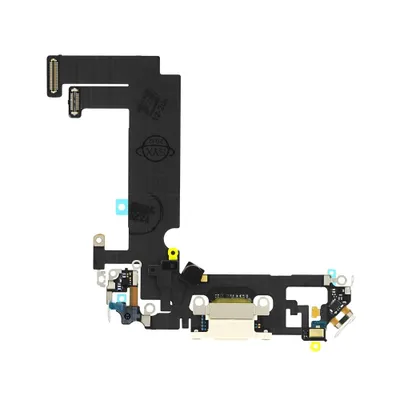 Produktbild von Ladebuchse für iPhone 12 Mini Weiß Flex Dock Connector Ersatz