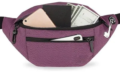 Produktbild von Uni Rucksack mit Handyanschluss, 4 Rucksacktaschen, schwarz, Paarbstoff