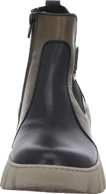 Produktbild von Gemini Damen Stiefelette Chelsea Boot mit Plateau und Keilabsatz 033313-02, Größe:40 EU, Farbe:Schwarz