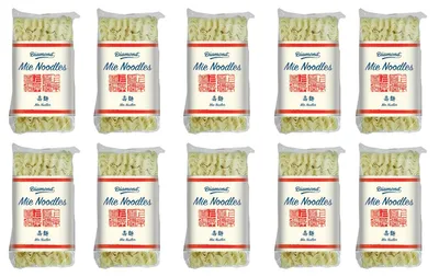Produktbild von Diamond Double Happiness chinesische Mie Nudeln ohne Ei 250g 10er Pack
