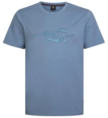 Produktbild von Petrol Industries T-Shirt XXL Print rauchblau