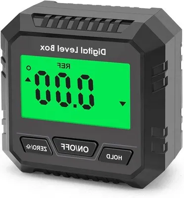 Obrázek produktu pro Digitální vodováha – přesné měření – magnetická základna – přesnost 0,2 stupně – černá