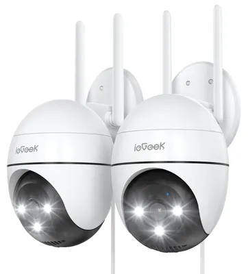 Obrázok produktu pre Vonkajšia bezpečnostná kamera – Wi-Fi – rozlíšenie 2K (3 MP) – 360-stupňové otáčanie – nočné videnie