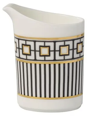 Zdjęcie produktu dla Villeroy & Boch 1046520780, Porcelana, Czarny, Złoto, Biały, Wzór, 0,22 l, 200 g, 1 szt.
