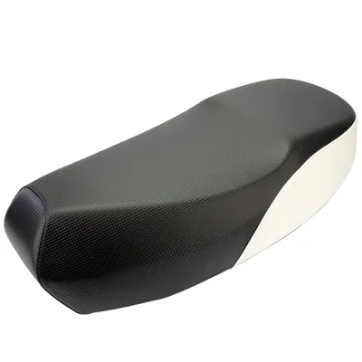 Image de Selle noire et blanche MBK Booster/Yamaha BW'S 50 1988/2003