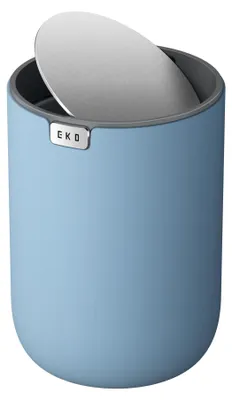 Productafbeelding van EKO mini prullenbak voor op tafel, met scharnierend deksel, 1,5 liter. Kleine prullenbak, geschikt voor cosmetica