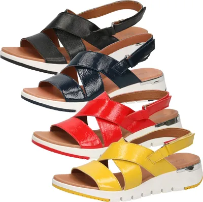Produktbild von Caprice 9-28700-24 Damen Sandalen Keilabsatz Sandaletten, Größe:40 EU, Farbe:Rot