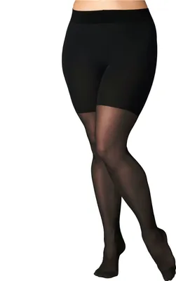 Image de Collants FALKE Beauty Plus 50 deniers pour femmes 3009 - noir A SHORT
