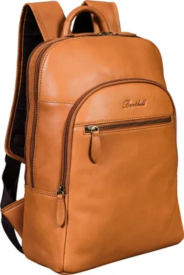 Produktbild von Benthill Rucksack Echt Leder | Wanderrucksack aus hochwertigem Rindsleder | Damen Herren Lederrucksack