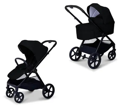 Produktbild von Moon Kombikinderwagen STYLO mit Sportsitz und Babywanne onyx