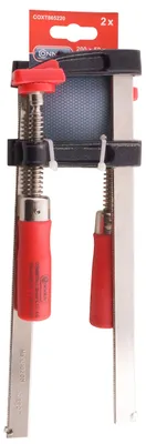 Productafbeelding van Connex klemmen, 2 stuks – 200 x 50 mm – Met kunststof klembekken